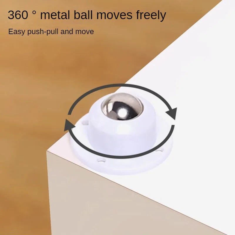 Stainless Furniture Wheels (8 Pcs)