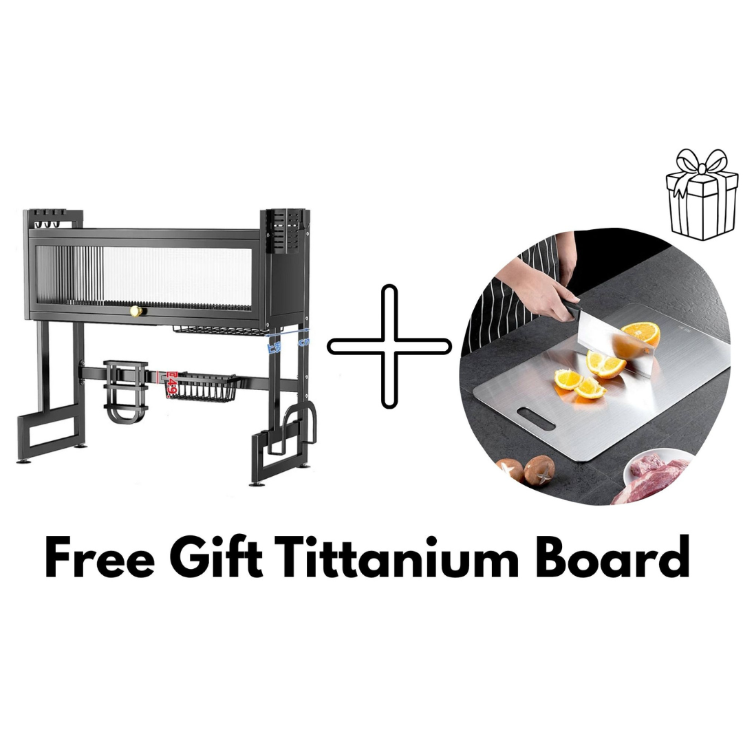 The Dish Drainer™ + Get a Tittanium Cutter for FREE