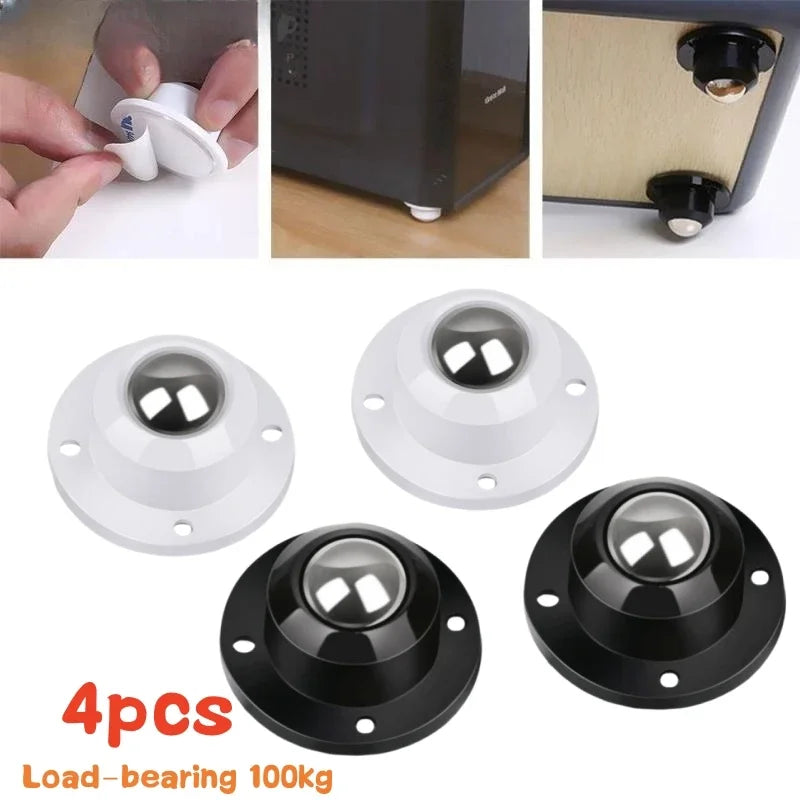 Stainless Furniture Wheels (8 Pcs)